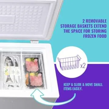 Compact DEMULLER Chest Freezer with Precision Control