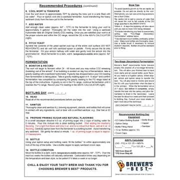 Brewer's Best Blueberry Honey Ale Home Brew Kit
