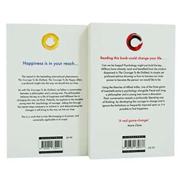 Ichiro Kishimi 2 Books Collection Set (The Courage to be Happy, The Courage To Be Disliked)