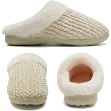 Cozy Women's Memory Foam Slippers for Comfort