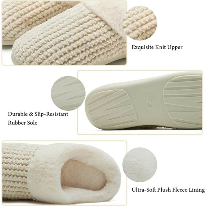 Cozy Women's Memory Foam Slippers for Comfort