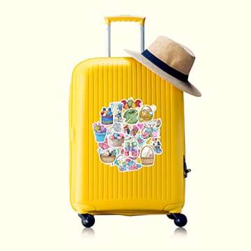 Waterproof Knitting Stickers - 20 Pack for Creative Projects