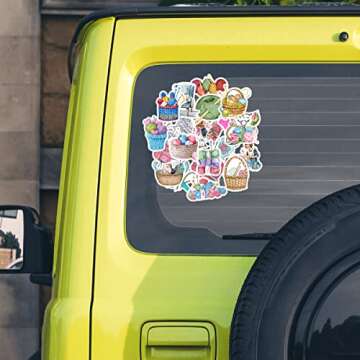 Waterproof Knitting Stickers - 20 Pack for Creative Projects