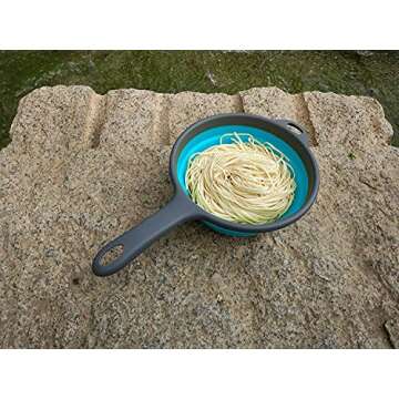 Top Kitchen Foldable Silicone Strainer Colanders for Easy Draining