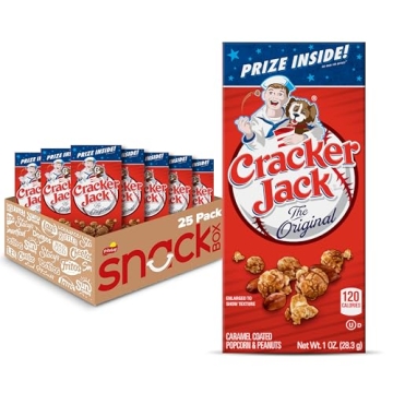 Cracker Jacks Snack Sized Caramel Popcorn 25 Count