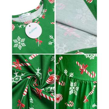 Arshiner Floral Long Sleeve Dress for Girls