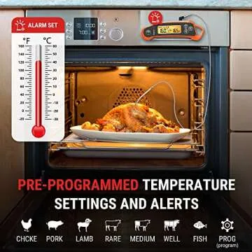 ThermoPro TP710 Instant Read Meat Thermometer - 2-in-1