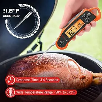 ThermoPro TP710 Instant Read Meat Thermometer - 2-in-1