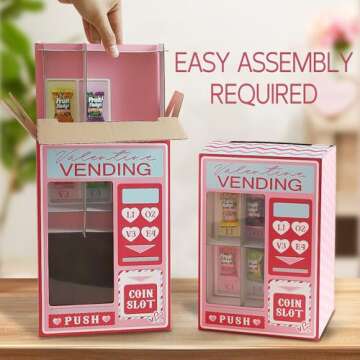 Creative DIY Valentine Vending Machine Box for Kids