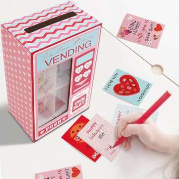 Creative DIY Valentine Vending Machine Box for Kids