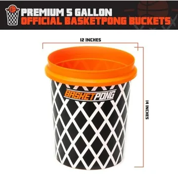 BasketPong Giant Yard Pong Game for Outdoors and Beach