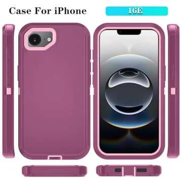 ouyncase iPhone 16e Case with HD Screen Protector