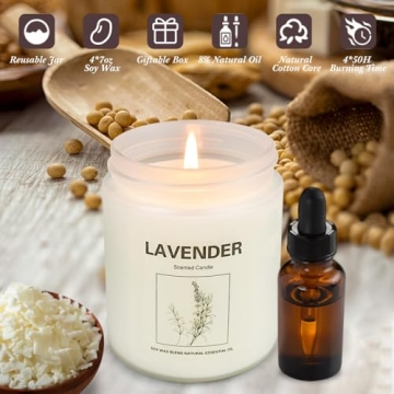 Buy 4 Pack Scented Candles for Relaxation Gifts