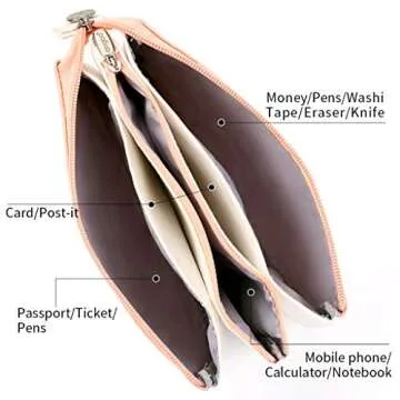 EASTHILL Large Capacity Pencil Case for Stationery