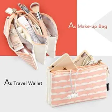 EASTHILL Large Capacity Pencil Case for Stationery