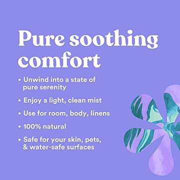 ASUTRA Multi-Use Essential Oil Aromatherapy Pillow Spray (Lavender & Chamomile), 4 fl oz – Mist for Face, Body, Rooms & Linens – Car, Fabric, and Bathroom Freshener