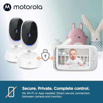 Motorola VM75 Baby Monitor Dual Camera 5" Screen