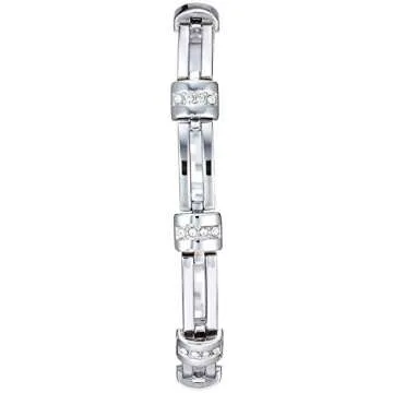 Anne Klein Women's Premium Crystal Accented Watch and Bracelet Set