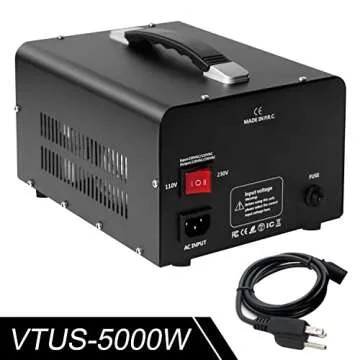 Yinleader 5000W Voltage Converter Transformer for Global Use
