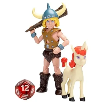Dungeons & Dragons Cartoon Classics 6-Inch-Scale Bobby & Uni 2-Pack Action Figures, D&D 80s Cartoon,...