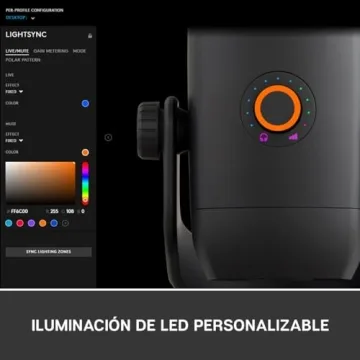 Blue Yeti X Professional Condenser USB Microphone with High-Res Metering, LED Lighting & Blue Voice Effects for Gaming, Streaming & Podcasting On PC & Mac (Renewed)