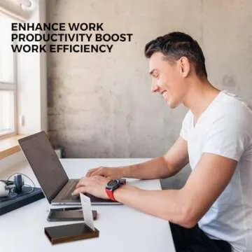 Alibay Daily To-do List with Walnut Base and 90 sheets of Notepad