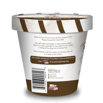 Puppy Scoops Dog Ice Cream Mix Just Add Water Freeze