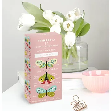 Primrosia 12 Signature Acrylic Paint Pens for Art Rak