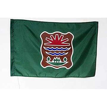 AZ FLAG Abenaki Tribe Flag 3' x 5' for a Pole - Abenak Flags 90 x 150 cm - Banner 3x5 ft with Hole