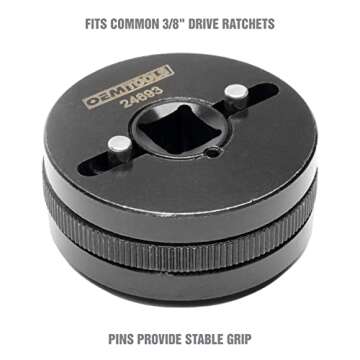 OEMTOOLS 24693 2 and 3 Pin Brake Rewind Adapter Set, Ideal for Disc Brake Service, Featuring Compact...