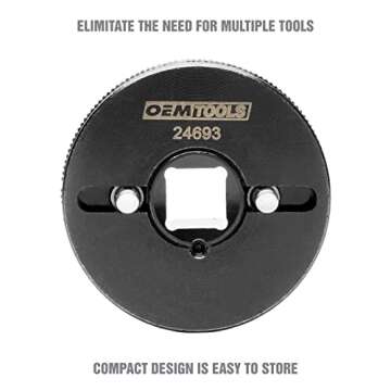 OEMTOOLS 24693 2 and 3 Pin Brake Rewind Adapter Set, Ideal for Disc Brake Service, Featuring Compact Design and Durable Construction, Automotive Brake Maintenance Kit