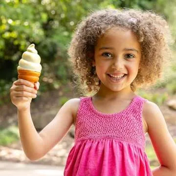 Sunny Days Entertainment, LLC. Ice Cream Chalk Set, 3 Piece Jumbo Sidewalk Chalk, Washable, Non-Toxic For Arts and Crafts for Kids Ages 3+