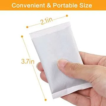 MEDLOT Heat Patch, Hand Warmers - Long Lasting, Safe Natural Odorless, Air Activated Warmers - Up to 10 Hours of Heat - 20 Pair, White