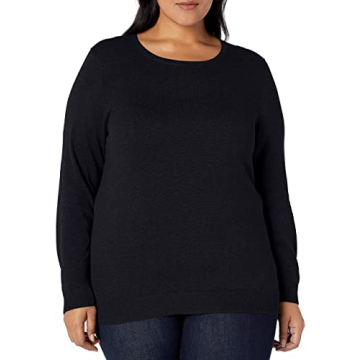 Lightweight Crewneck Sweater for Women - Plus Sizes