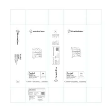 Humble Crew, Natural/Primary Kids' Toy Storage Organizer with 12 Plastic Bins, 34*35*15.5inch