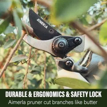 Aimerla Heavy Duty Gardening Tools Set with Garden Bag