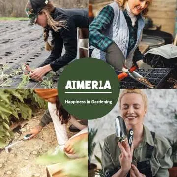 Aimerla Heavy Duty Gardening Tools Set with Garden Bag