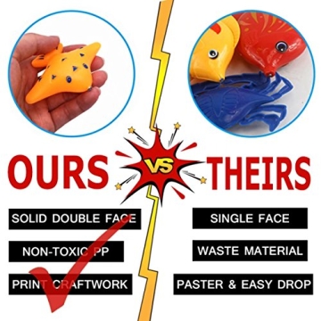 Nunkitoy Bath Toy 39 Piece Fishing Play Set for Toddlers