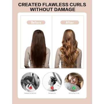 No Heat Curling Rod with Scarf, Velvet Hair Curlers to Sleep in Overnight Curls with Hook Blowout Rods Headband with Silk Scarf Curl Styling Kit for Long Medium Short Hair (3 coffee+Scarf, count)