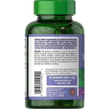 Puritan's Pride Saw Palmetto Extract, Supports Urinary Function and Promotes Prostate heatlh,Softget...