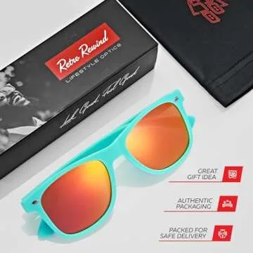 Retro Rewind Polarized Sunglasses for Men and Women