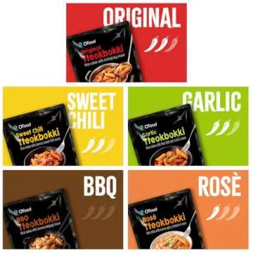 O’Food Garlic Tteokbokki - Authentic Gluten-Free Korean Snack