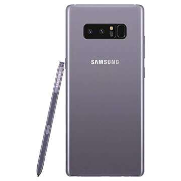 Samsung Galaxy Note8 N950U 64GB Unlocked GSM LTE Android Phone w/ Dual 12 Megapixel Camera - Orchid Gray
