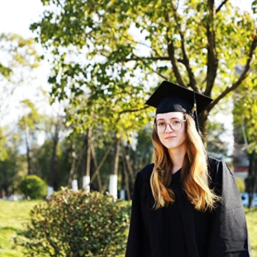 Stylish Newrara Matte Graduation Cap and Tassel Set