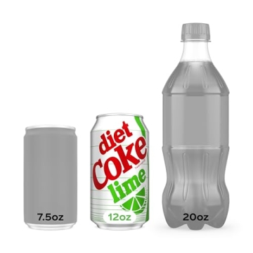 Diet Coke Lime Soda Soft Drink - 12 Pack Refreshment