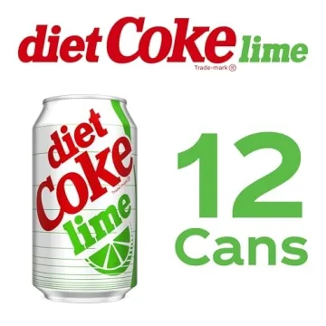 Diet Coke Lime Soda Soft Drink - 12 Pack Refreshment