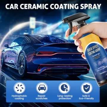 New Advanced 3-in-1 Car Quick-acting Coating Spray for All Surfaces, Waterless Car Wash, and DIY Mai...