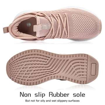 SDolphin Running Tennis Shoes for Women - Ladies Sneakers Road Running Breathable Mesh Memory Foam S...