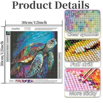 Imartful Turtle Diamond Painting Kits for Relaxation and Decor