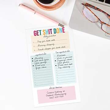 Get Shit Done Sticky Notes - Hilarious Task Lists